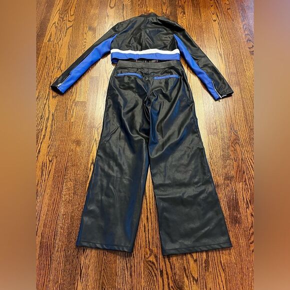 Free People Size Medium Set Incognito Moto Suit $348.00 - Picture 5 of 11